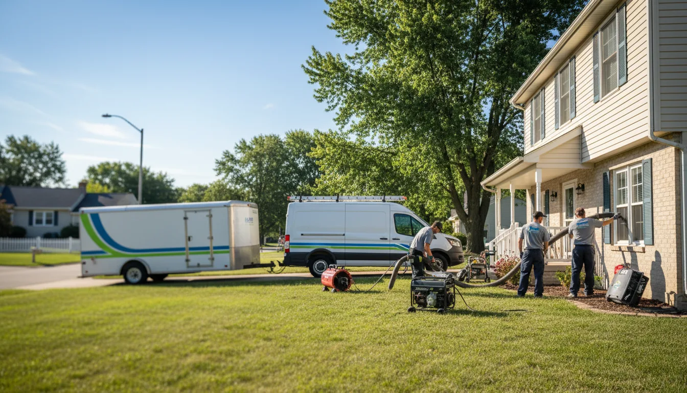 Flooded Basement Restoration And Cleanup With Repair in Cropsey, IL near me